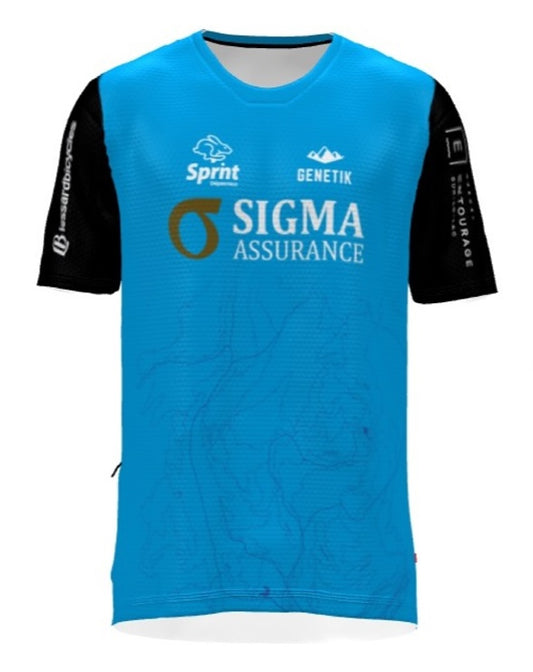 Chandail enduro à manches courtes